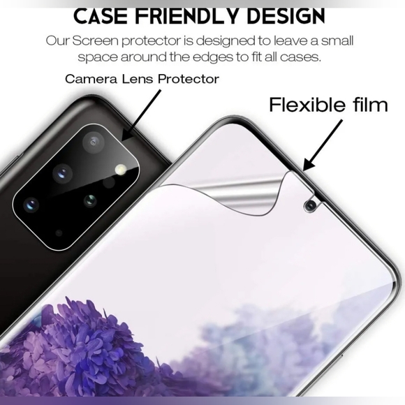 Screen Protector For Galaxy S20 Plus Screen Protector & Camera Lens Protector - Picture 6 of 12